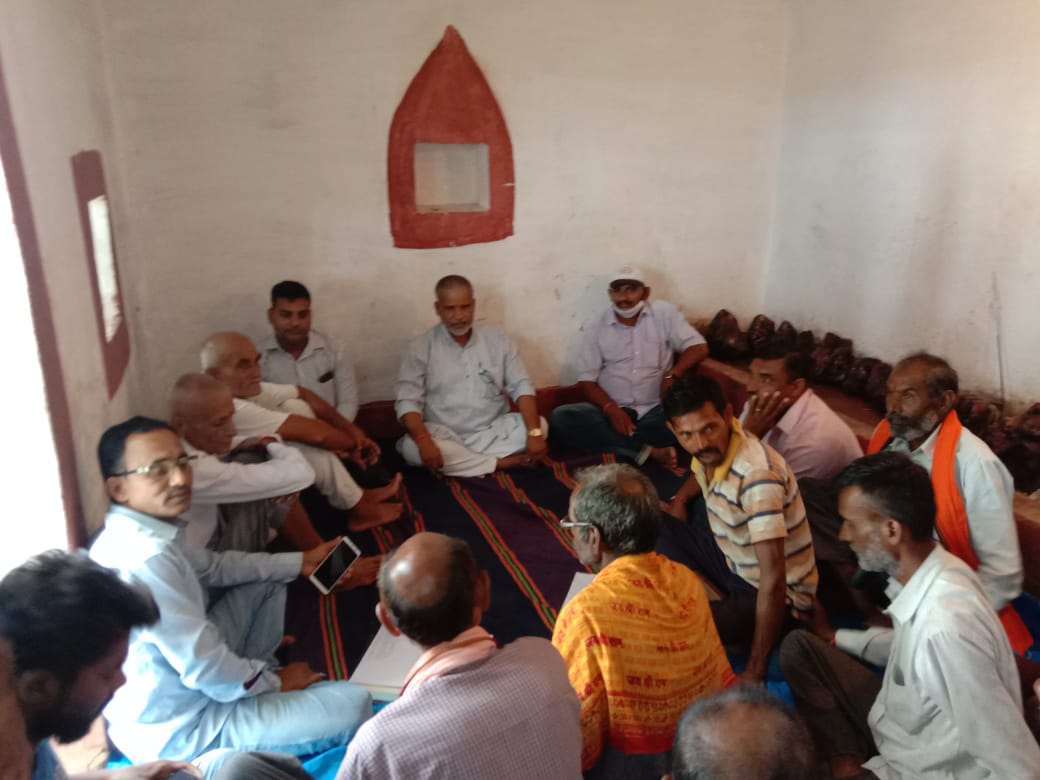 वरिष्ठ समाजसेवी हरिशंकर शुक्ला के नेतृत्व में संपन्न होने जा रहा भव्य मंदिर का निर्माण*