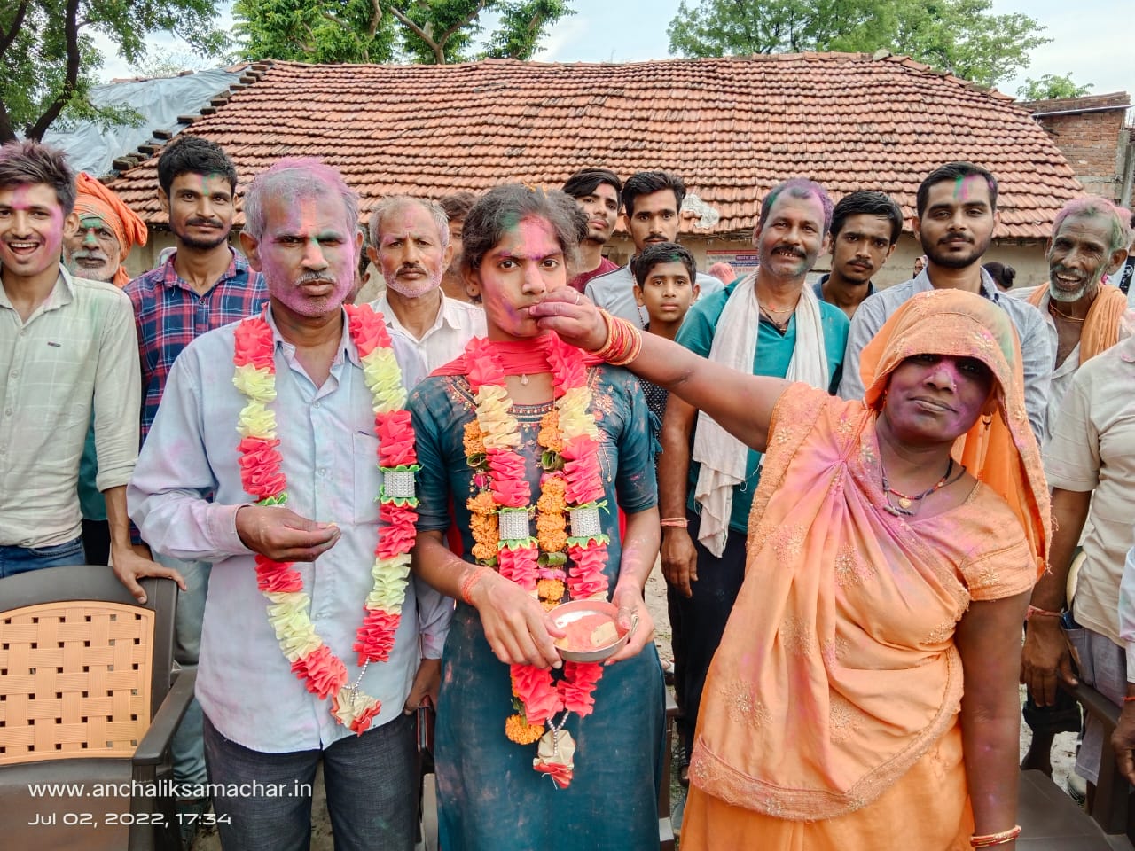 अमरपाटन - गरीब किसान की 7 बेटियों में से चौथी बेटी ने फहराया जीत का परचम,