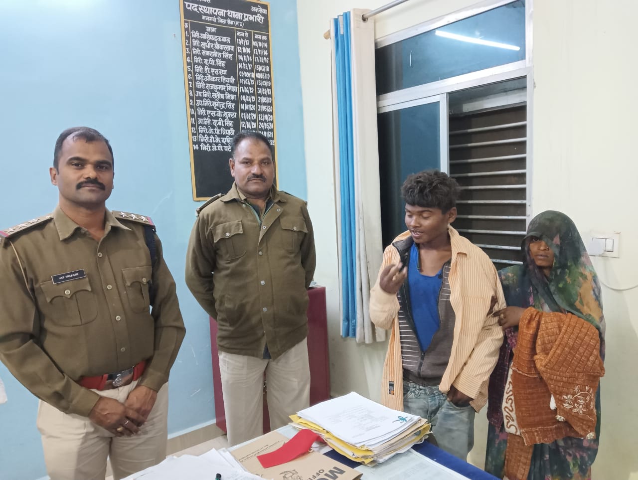 *थाना मंनगवा पुलिस ने मूकबधिर गुम बालक को चंद घंटों में खोज निकाला